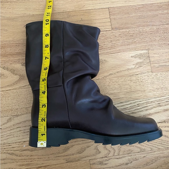 Siberian Husky Womens Ankle Boots Booties Dark Chocolate Brown 7 D Soft Leather - Picture 11 of 16